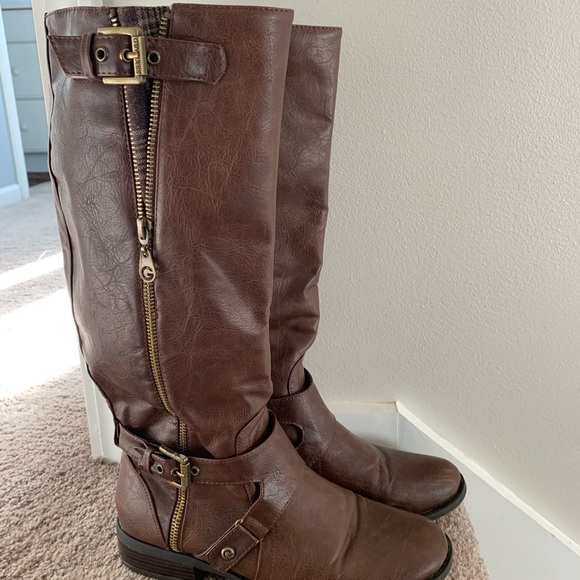 brown riding boots - Picture 3 of 4